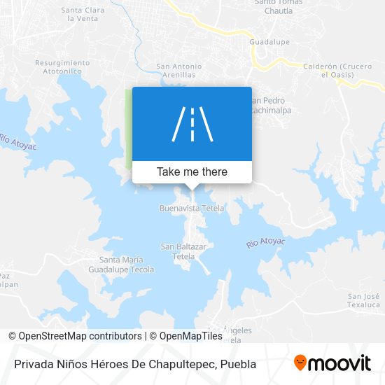 Privada Niños Héroes De Chapultepec map