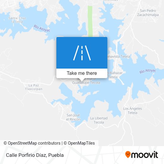 Calle Porfirio Díaz map