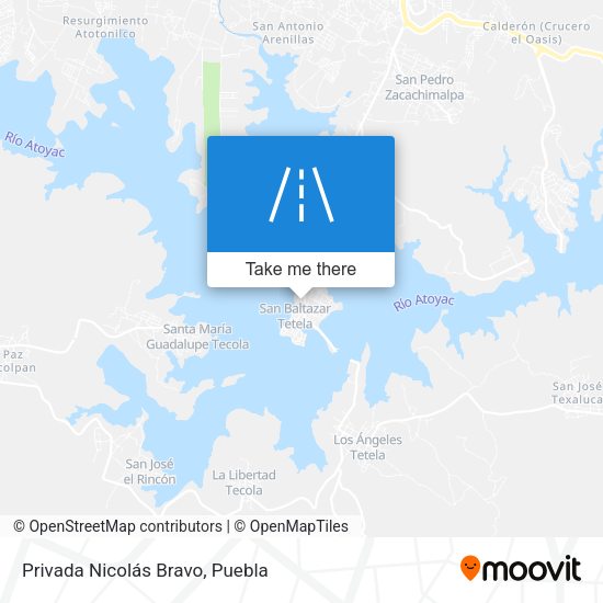 Mapa de Privada Nicolás Bravo