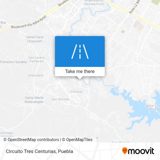 Mapa de Circuito Tres Centurias