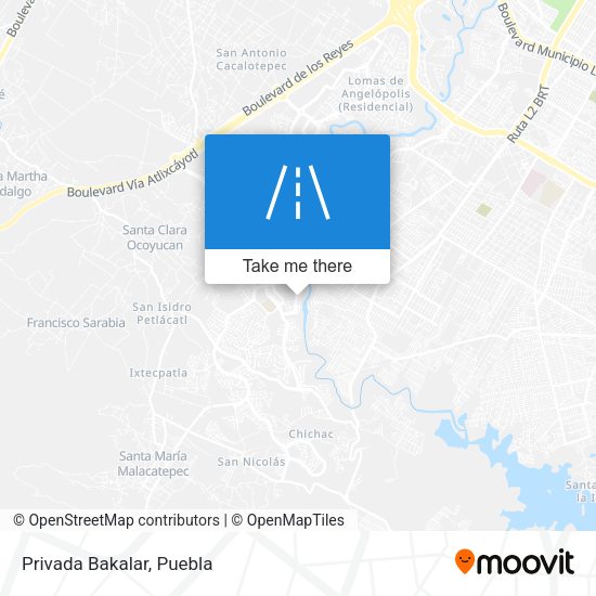 Mapa de Privada Bakalar