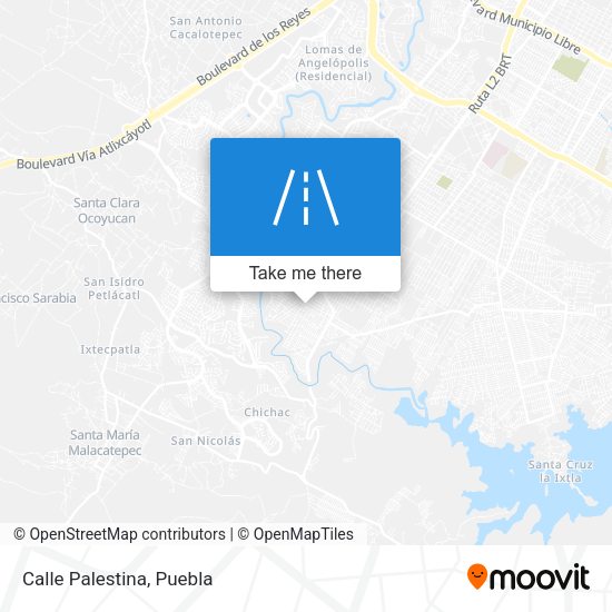 Mapa de Calle Palestina
