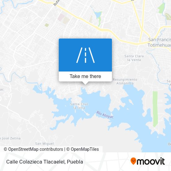 Calle Colazieca Tlacaelel map