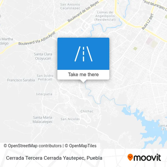 Cerrada Tercera Cerrada Yautepec map
