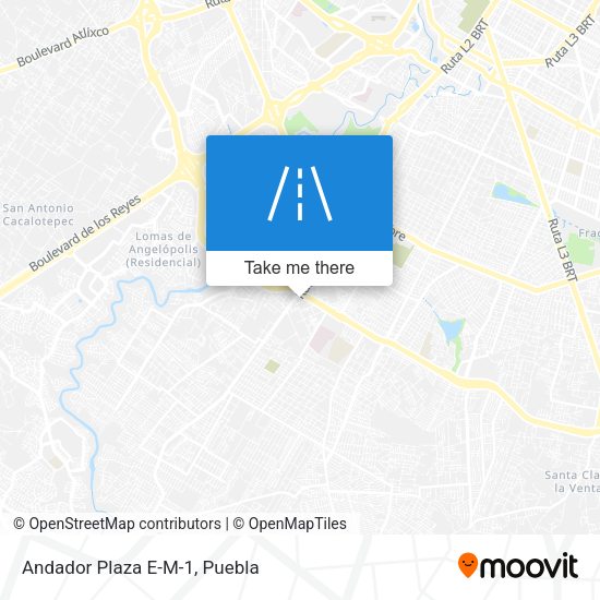 Andador Plaza E-M-1 map