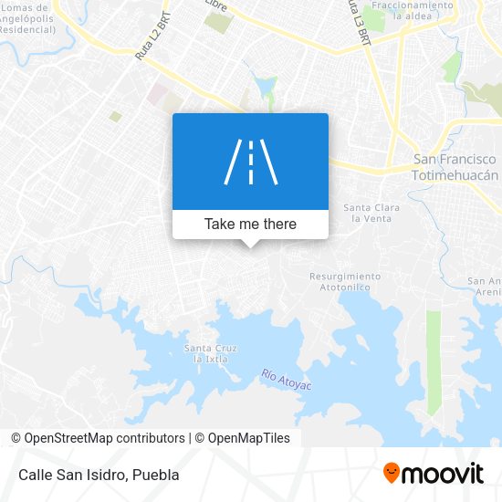 Mapa de Calle San Isidro
