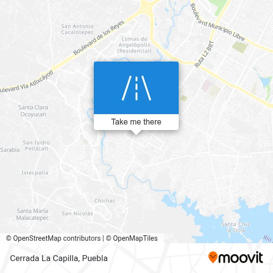 Cerrada La Capilla map