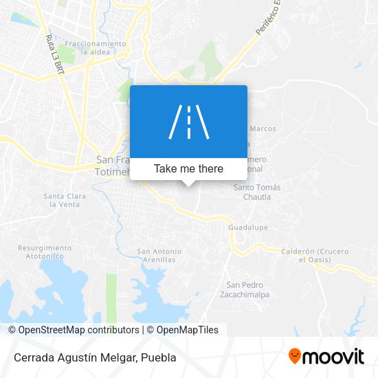 Cerrada Agustín Melgar map