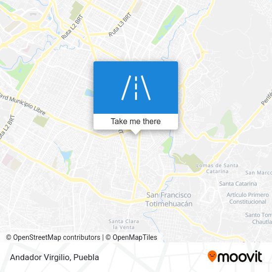 Mapa de Andador Virgilio