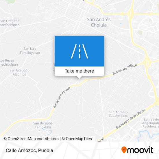 Mapa de Calle Amozoc