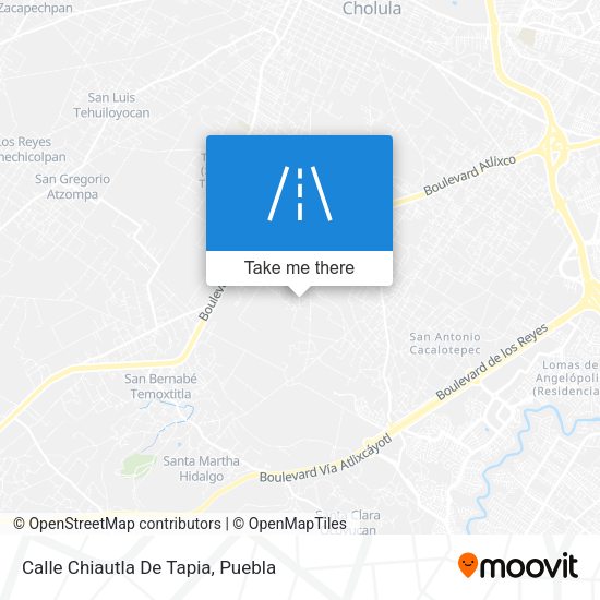 Calle Chiautla De Tapia map