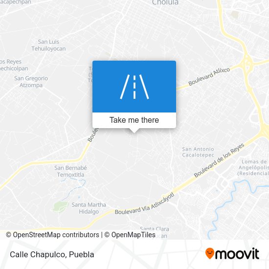 Mapa de Calle Chapulco