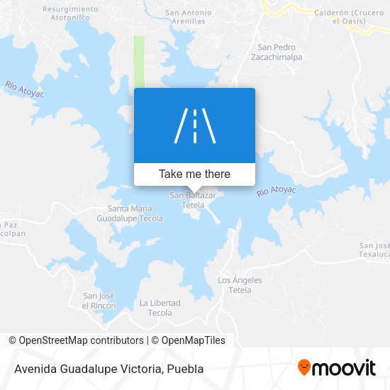 Avenida Guadalupe Victoria map