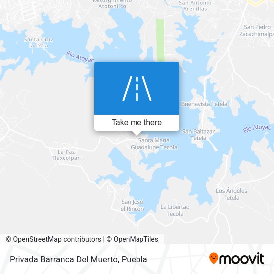 Privada Barranca Del Muerto map