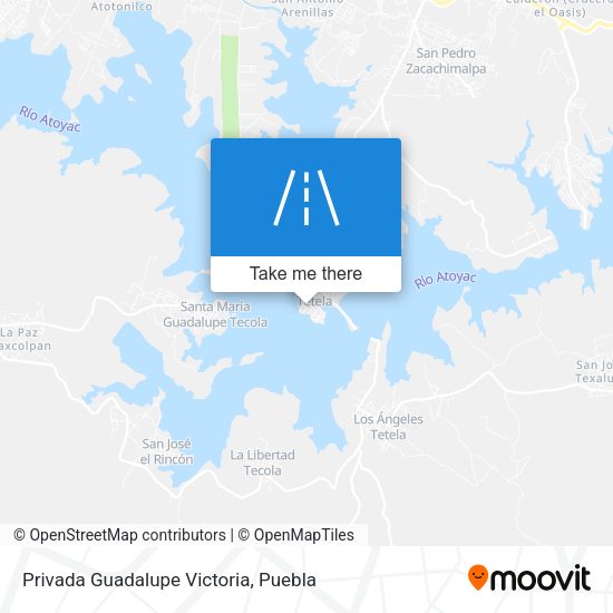 Privada Guadalupe Victoria map