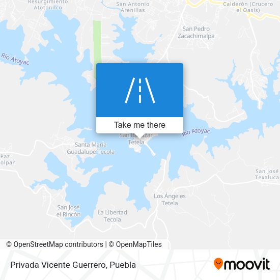 Mapa de Privada Vicente Guerrero