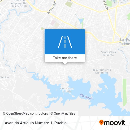 Mapa de Avenida Artículo Número 1