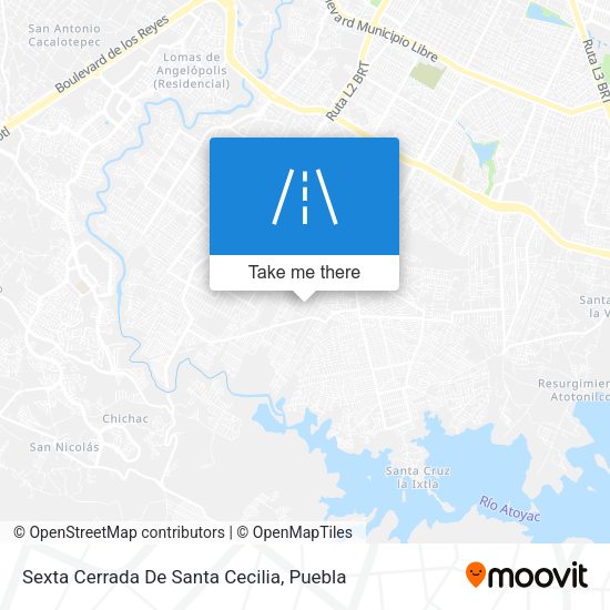 Sexta Cerrada De Santa Cecilia map