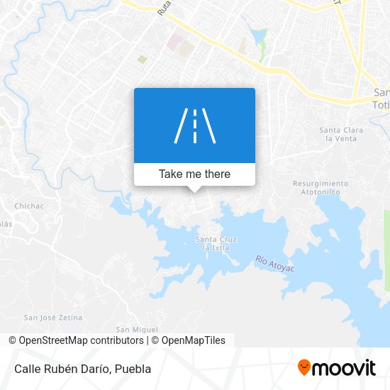 Mapa de Calle Rubén Darío