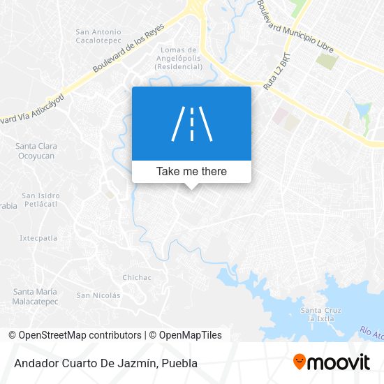 Andador Cuarto De Jazmín map