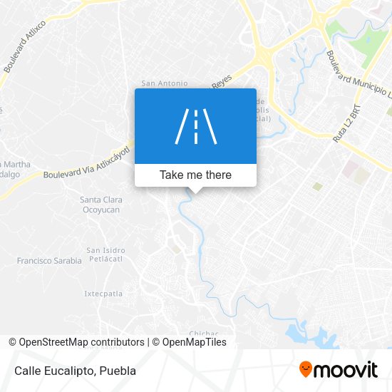 Mapa de Calle Eucalipto