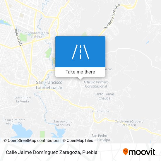 Calle Jaime Domínguez Zaragoza map