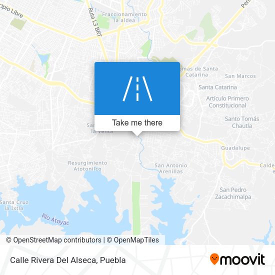 Calle Rivera Del Alseca map
