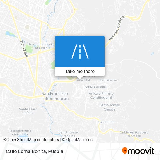Mapa de Calle Loma Bonita