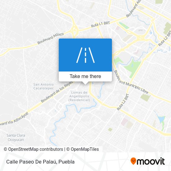 Calle Paseo De Palaú map