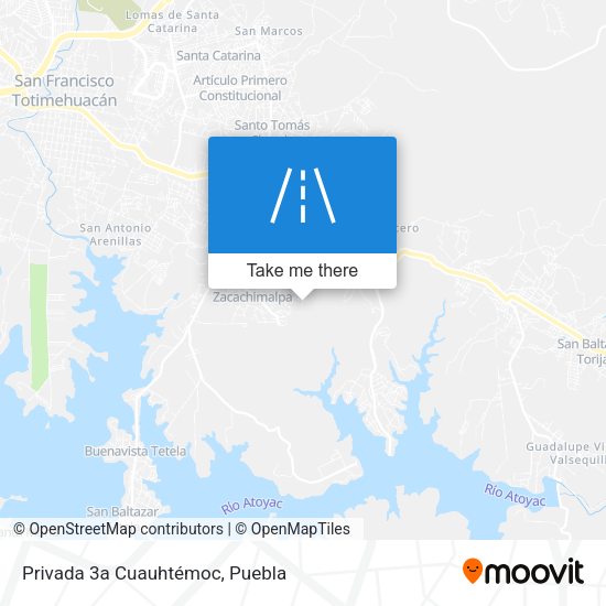 Privada 3a Cuauhtémoc map