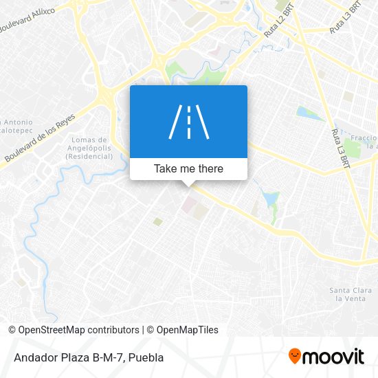 Mapa de Andador Plaza B-M-7