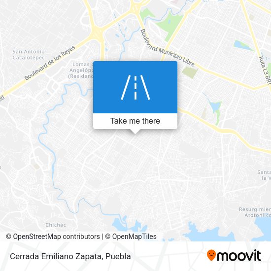 Cerrada Emiliano Zapata map
