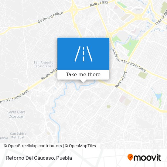 Retorno Del Cáucaso map