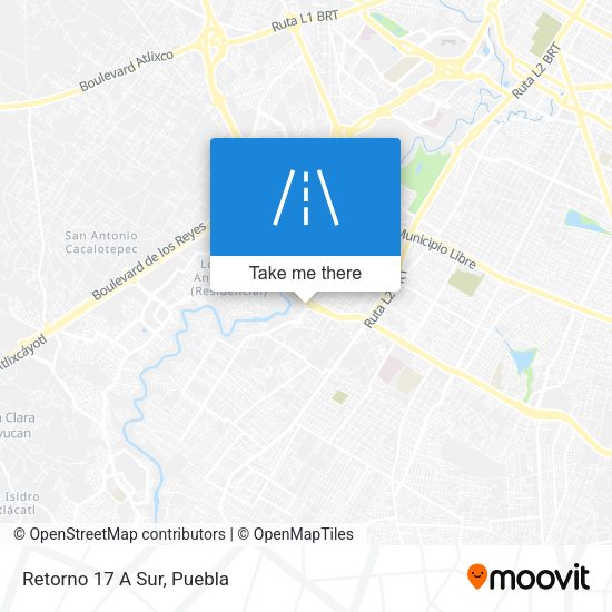 Mapa de Retorno 17 A Sur