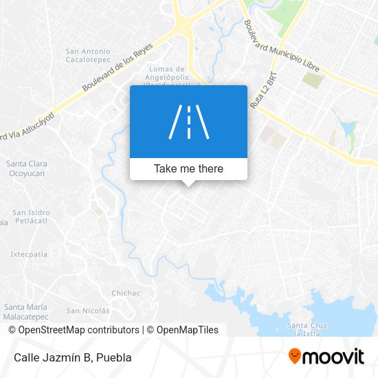 Mapa de Calle Jazmín B