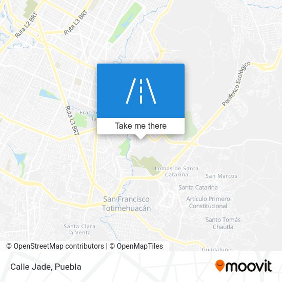 Calle Jade map