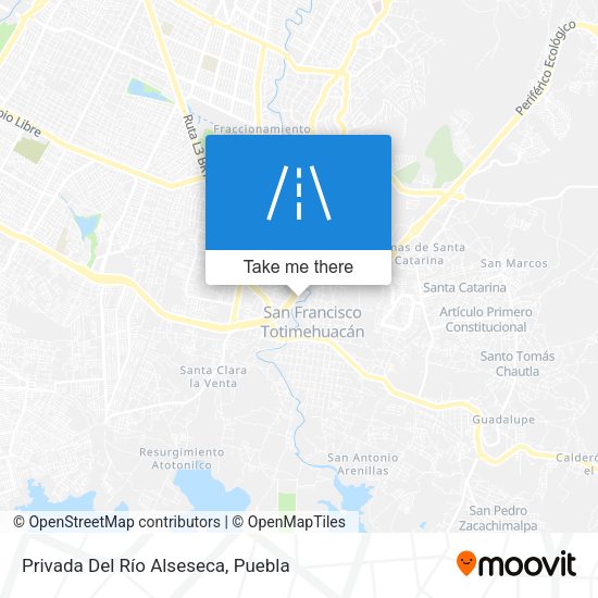 Privada Del Río Alseseca map