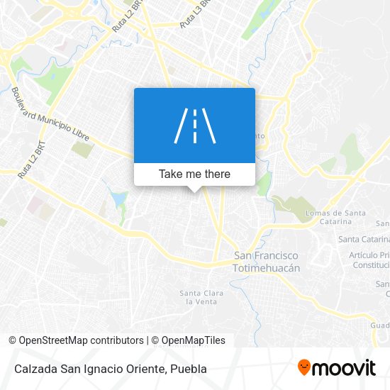 Mapa de Calzada San Ignacio Oriente