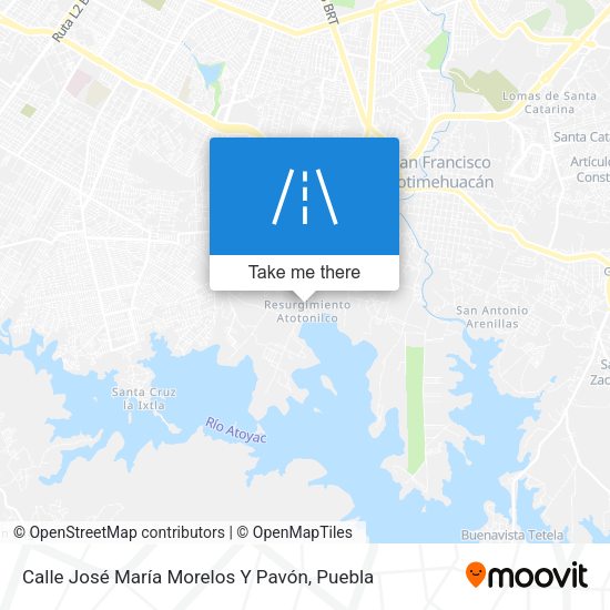 Calle José María Morelos Y Pavón map