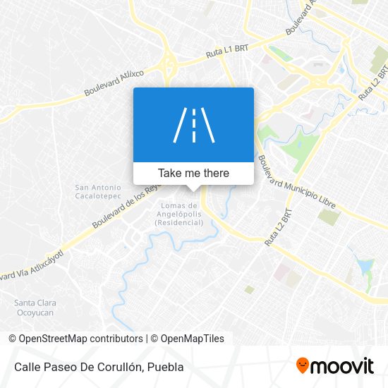Mapa de Calle Paseo De Corullón