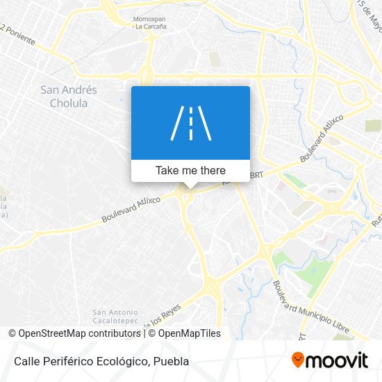 Calle Periférico Ecológico map