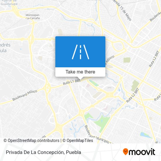 Privada De La Concepción map