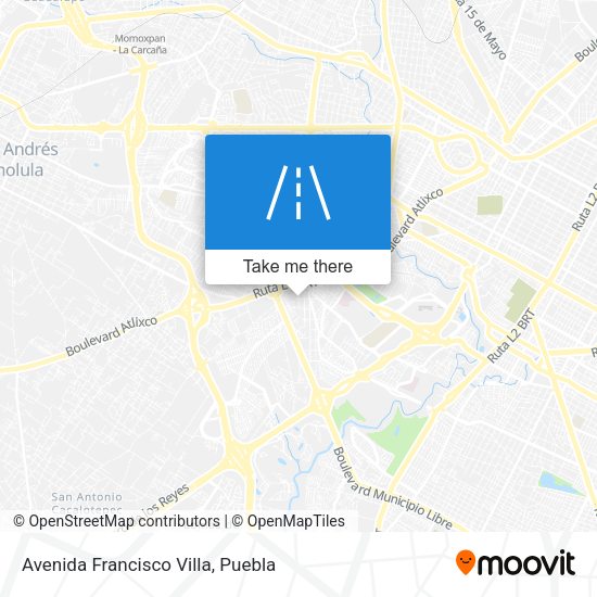 Avenida Francisco Villa map