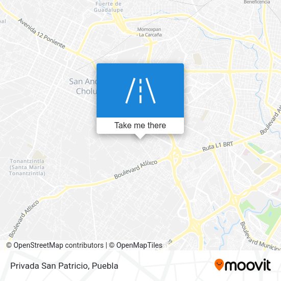 Mapa de Privada San Patricio
