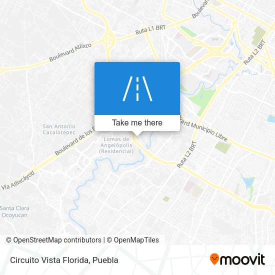 Circuito Vista Florida map