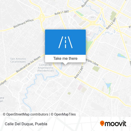 Mapa de Calle Del Duque