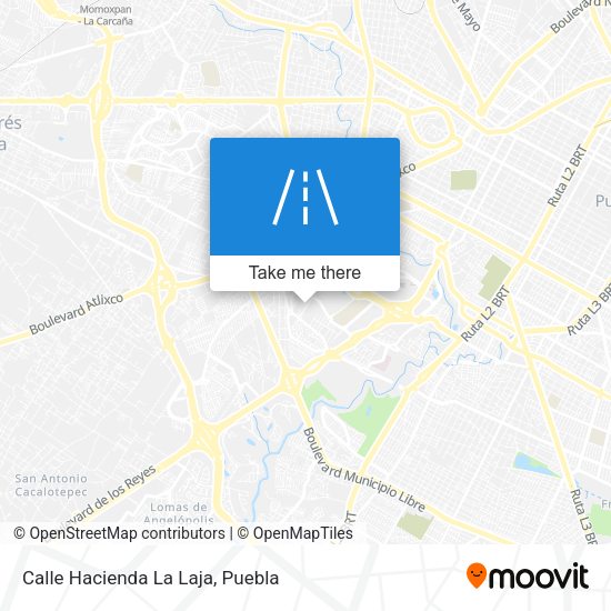 Mapa de Calle Hacienda La Laja