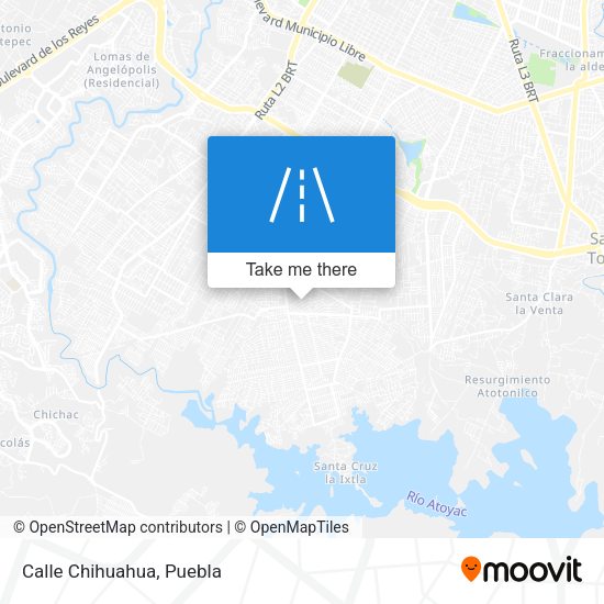 Mapa de Calle Chihuahua