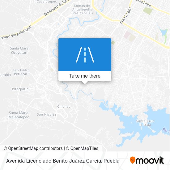Mapa de Avenida Licenciado Benito Juárez García