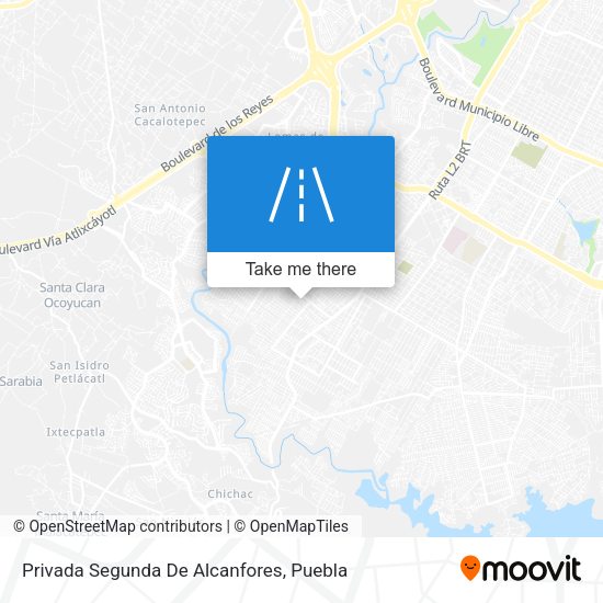 Privada Segunda De Alcanfores map